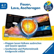 Buchcover und Innenansicht für das Buch: Wieso? Weshalb? Warum? Band 4 - Wir erforschen die Vulkane