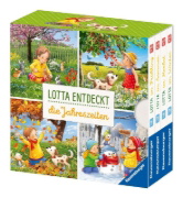 Buchcover und Innenansicht für das Buch: Lotta entdeckt die Jahreszeiten
