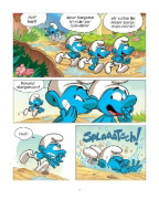 Buchcover und Innenansicht für das Buch: Grandir avec les Schtroumpfs 10