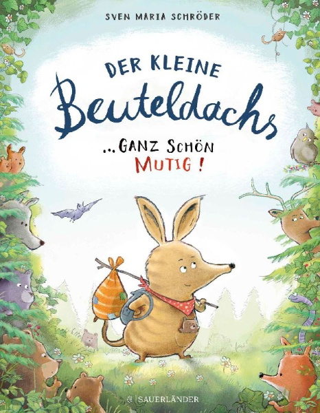 Buchcover und Innenansicht für das Buch: Der kleine Beuteldachs