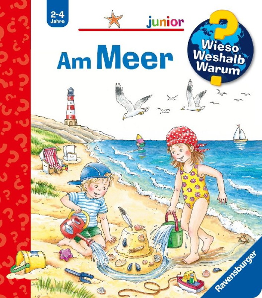Buchcover und Innenansicht für das Buch: Wieso? Weshalb? Warum? junior, Band 17: Am Meer
