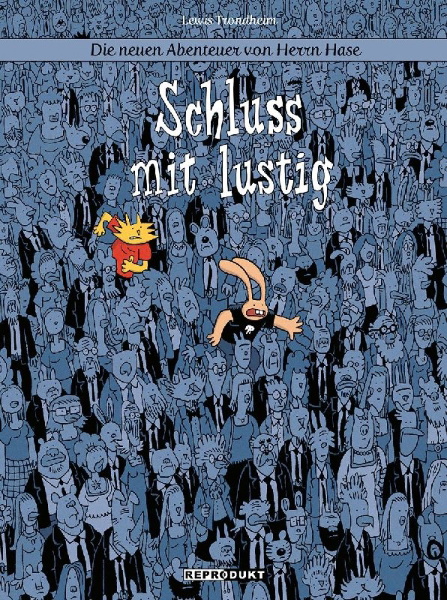 Buchcover und Innenansicht für das Buch: Die neuen Abenteuer von Herrn Hase 7: Schluss mit lustig