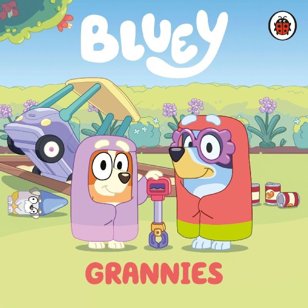 Buchcover und Innenansicht für das Buch: Bluey: Grannies