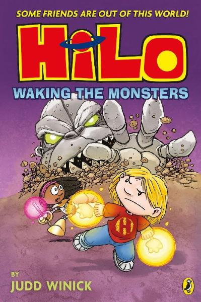 Buchcover und Innenansicht für das Buch: Hilo: Waking the Monsters