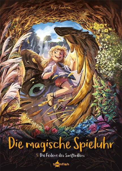 Buchcover und Innenansicht für das Buch: Die magische Spieluhr. Band 5