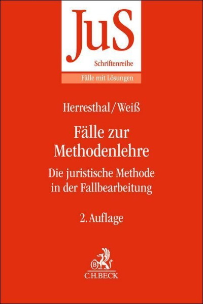 Buchcover und Innenansicht für das Buch: Fälle zur Methodenlehre