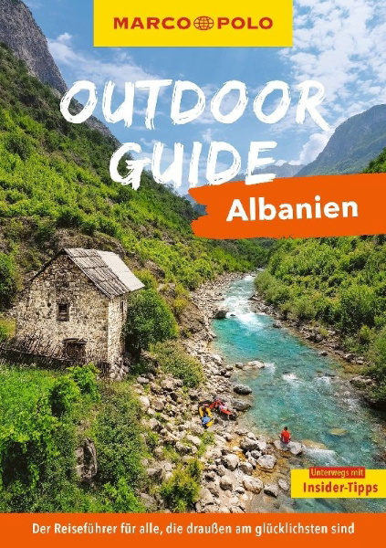 Buchcover und Innenansicht für das Buch: MARCO POLO OUTDOOR GUIDE Reiseführer Albanien