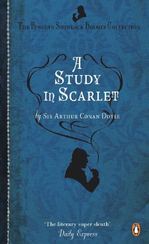 Buchcover und Innenansicht für das Buch: A Study in Scarlet