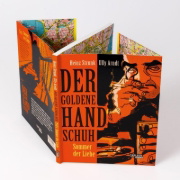 Buchcover und Innenansicht für das Buch: Der goldene Handschuh - Der Comic