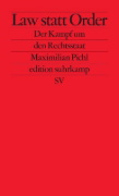 Buchcover und Innenansicht für das Buch: Law statt Order