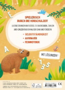 Buchcover und Innenansicht für das Buch: Mein Vorschulblock: Buchstaben, Zahlen, Konzentration