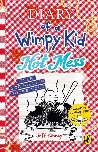 Buchcover und Innenansicht für das Buch: Diary of a Wimpy Kid 19: Hot Mess