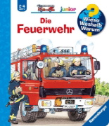 Buchcover und Innenansicht für das Buch: Wieso? Weshalb? Warum? junior, Band 2: Die Feuerwehr