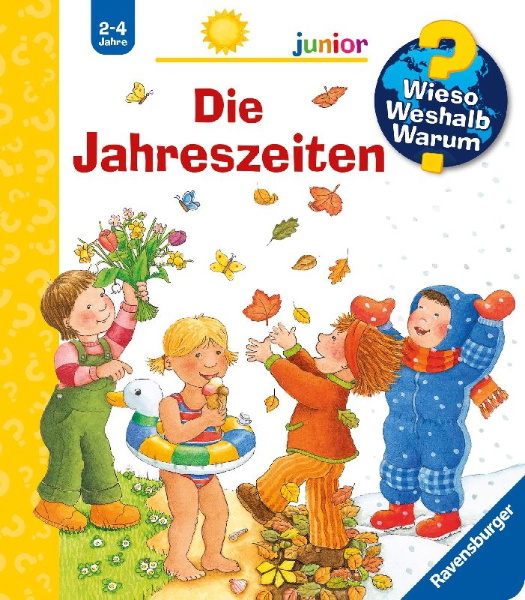 Buchcover und Innenansicht für das Buch: Wieso? Weshalb? Warum? junior, Band 10: Die Jahreszeiten