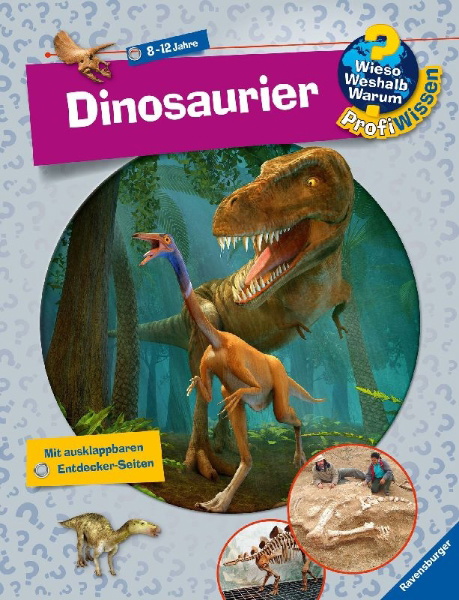 Buchcover und Innenansicht für das Buch: Wieso? Weshalb? Warum? ProfiWissen: Dinosaurier (Band 12)