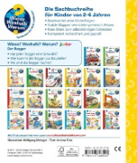 Buchcover und Innenansicht für das Buch: Wieso? Weshalb? Warum? junior, Band 38: Der Bagger