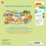 Buchcover und Innenansicht für das Buch: Mein liebstes Puzzle-Spielbuch - Fahrzeuge