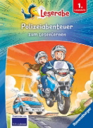 Buchcover und Innenansicht für das Buch: Leserabe Sonderausgaben - Polizeiabenteuer zum Lesenlernen