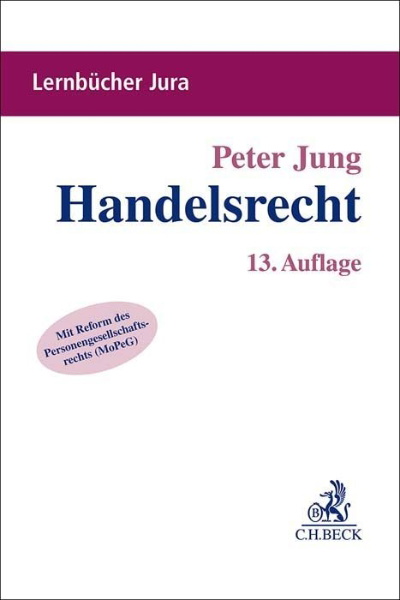 Buchcover und Innenansicht für das Buch: Handelsrecht