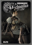 Buchcover und Innenansicht für das Buch: Lady Mechanika Collector's Edition. Band 4