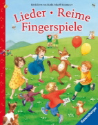Buchcover und Innenansicht für das Buch: Lieder, Reime, Fingerspiele