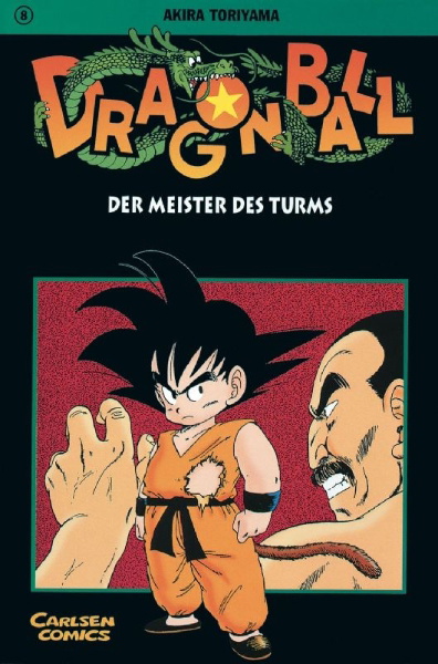 Buchcover und Innenansicht für das Buch: Dragon Ball 08. Der Meister des Turms