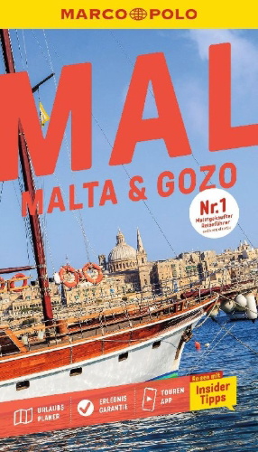 Buchcover und Innenansicht für das Buch: MARCO POLO Reiseführer Malta & Gozo