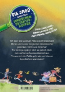 Buchcover und Innenansicht für das Buch: Die Jagd nach dem magischen Detektivkoffer, Band 7 - Das verflixt verfluchte Geisterhaus