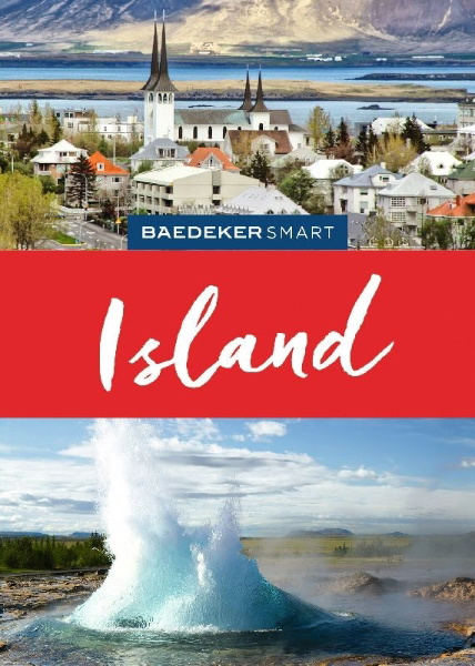 Buchcover und Innenansicht für das Buch: Baedeker SMART Reiseführer Island