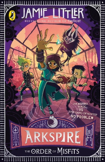 Buchcover und Innenansicht für das Buch: Arkspire 2: The Order of Misfits