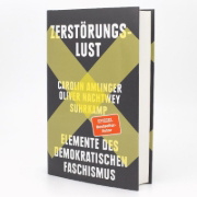 Buchcover und Innenansicht für das Buch: Zerstörungslust