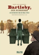 Buchcover und Innenansicht für das Buch: Bartleby, der Schreiber (Graphic Novel)