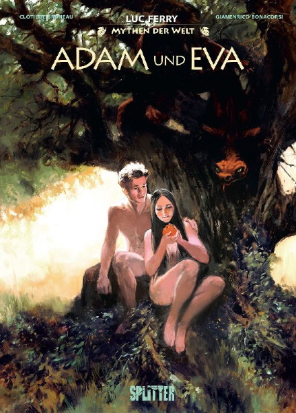 Buchcover und Innenansicht für das Buch: La sagesse des mythes: Adam et ève