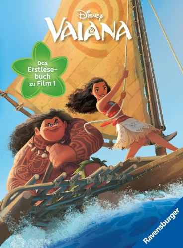 Buchcover und Innenansicht für das Buch: Disney Vaiana - Das Erstlesebuch zu Film 1