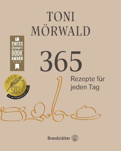 Buchcover und Innenansicht für das Buch: 365 Rezepte für jeden Tag