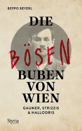 Buchcover und Innenansicht für das Buch: Die bösen Buben von Wien