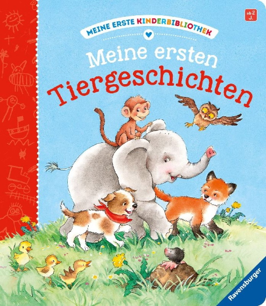 Buchcover und Innenansicht für das Buch: Meine ersten Tiergeschichten