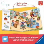 Buchcover und Innenansicht für das Buch: Mein erstes Sachen suchen Wimmelbuch: Meine Welt