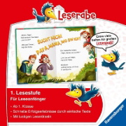 Buchcover und Innenansicht für das Buch: Leserabe - Sonderausgaben - Rabenstarke Dinogeschichten für Erstleser