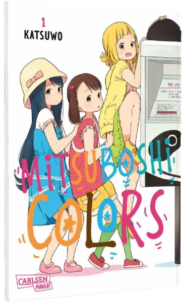 Buchcover und Innenansicht für das Buch: Mitsuboshi Colors