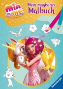 Buchcover und Innenansicht für das Buch: Mia and me - Mein magisches Malbuch