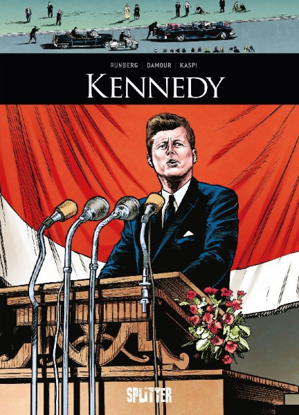 Buchcover und Innenansicht für das Buch: Ils ont fait l'histoire: Kennedy