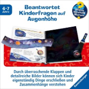 Buchcover und Innenansicht für das Buch: Wieso? Weshalb? Warum? Leuchte und entdecke - Weltraum