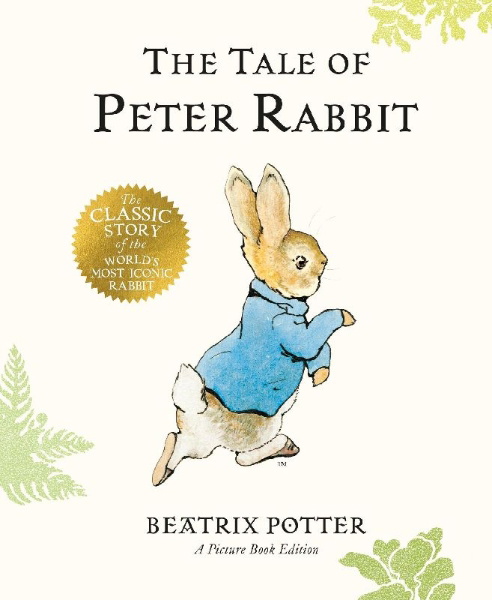 Buchcover und Innenansicht für das Buch: The Tale of Peter Rabbit Picture Book