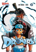 Buchcover und Innenansicht für das Buch: Droners - Tales of Nui
