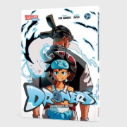 Buchcover und Innenansicht für das Buch: Droners - Tales of Nui