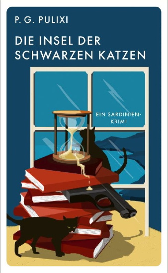 Buchcover und Innenansicht für das Buch: La libreria dei gatti neri