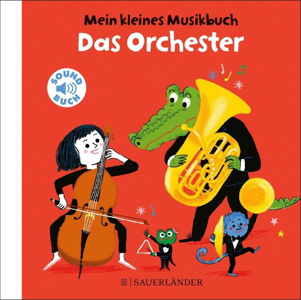 Buchcover und Innenansicht für das Buch: Je découvre l'orchestre