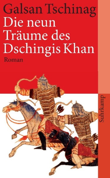Buchcover und Innenansicht für das Buch: Die neun Träume des Dschingis Khan