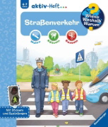 Buchcover und Innenansicht für das Buch: Wieso? Weshalb? Warum? aktiv-Heft: Straßenverkehr